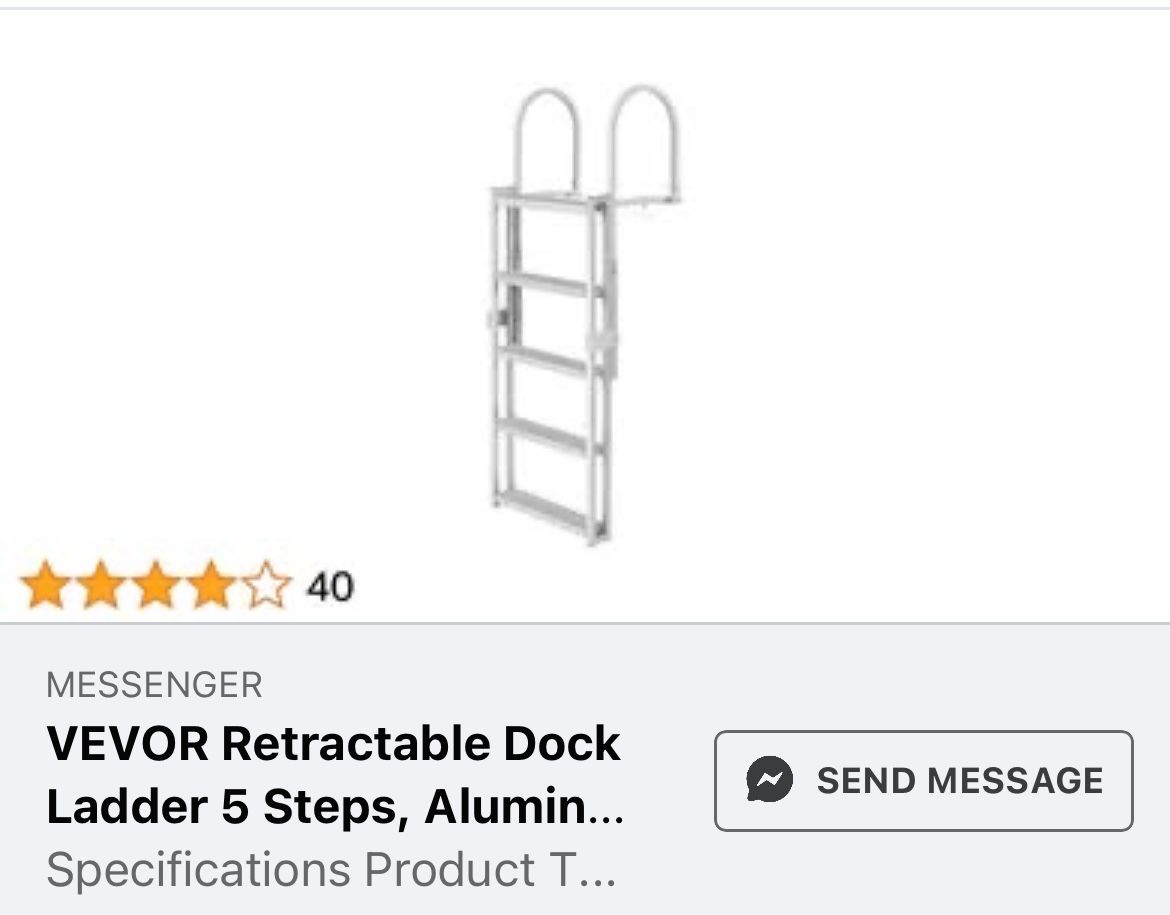 Aluminum Dock Ladder