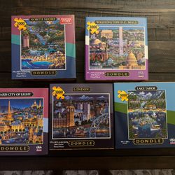 Dowdle 1000-Piece Puzzle Set – $60 (All 5)