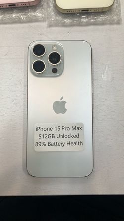 iPhone 15 Pro Max 512GB Unlocked White
