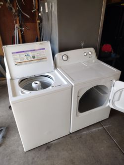 Amana washer and electric dryer Large Capacity