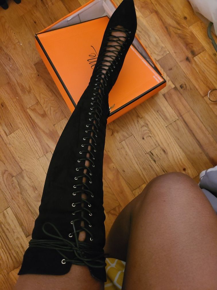 Womens thigh high boots