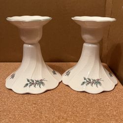 2 Christmas Candle Holder 