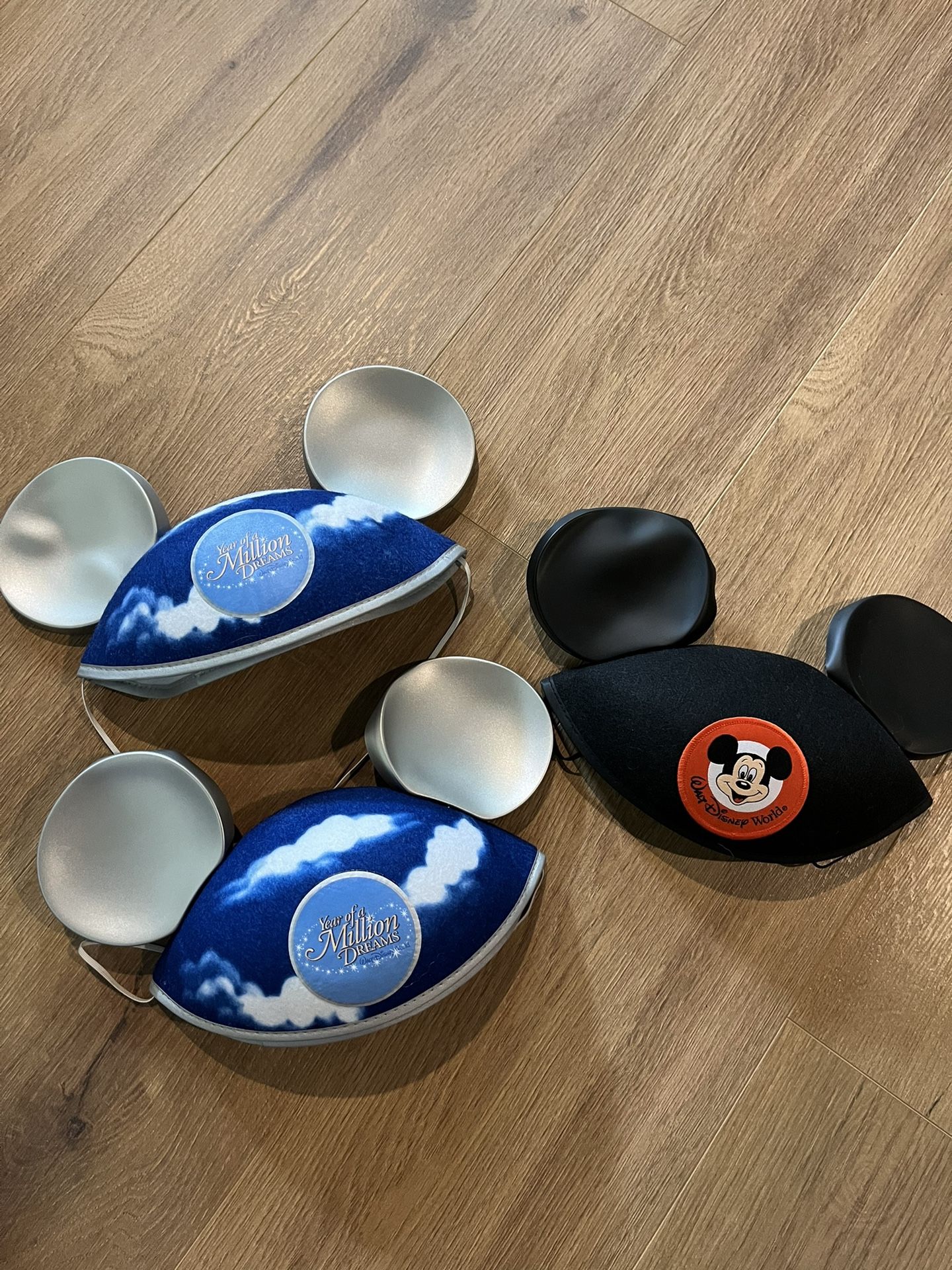 3 Mickey Mouse Ears - From Disney World