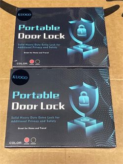 Kuogo Portable Door Lock – 2 Pack