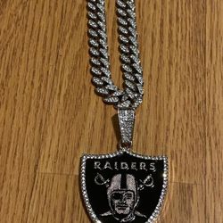 Brand New Raiders Pendant and chain sold as a set only  $40 last one in stock