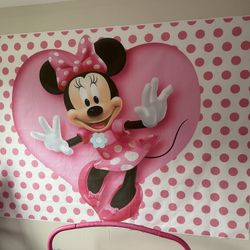 Minnie Mouse Wall Backdrop – Extra Large (7ft wide)