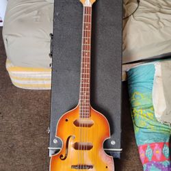 1960s-70s  Mayfair Deluxe Antique Bass Guitar