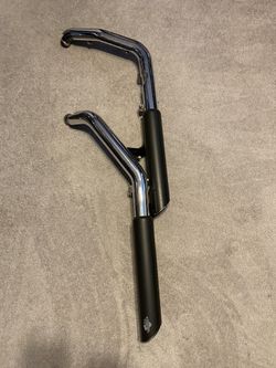 Vance & Hines 3" Round Twin Slash Slip-On Mufflers For Harley Dyna 1(contact info removed)