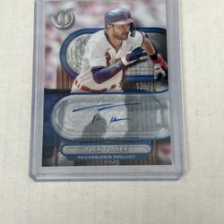 2024 Topps Tribute Trea Turner Autograph /150