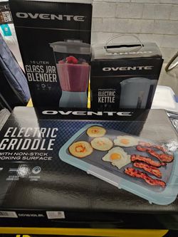 Bundle Electric Kettle, Glass Blender & Electric Griddle