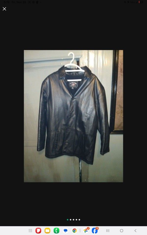 Polo Genuine Leather Jacket L