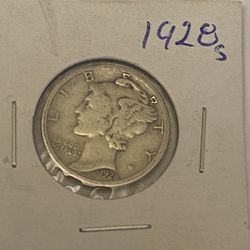 One Dime 1928 S Collectible Coin USA 🇺🇸 