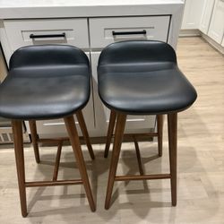 Counter height Leather Stools 