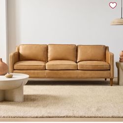 West Elm Hamilton Leather sofa