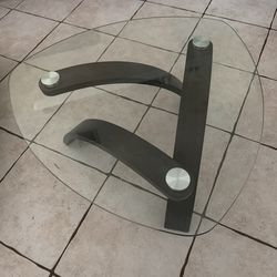 Glass End Table
