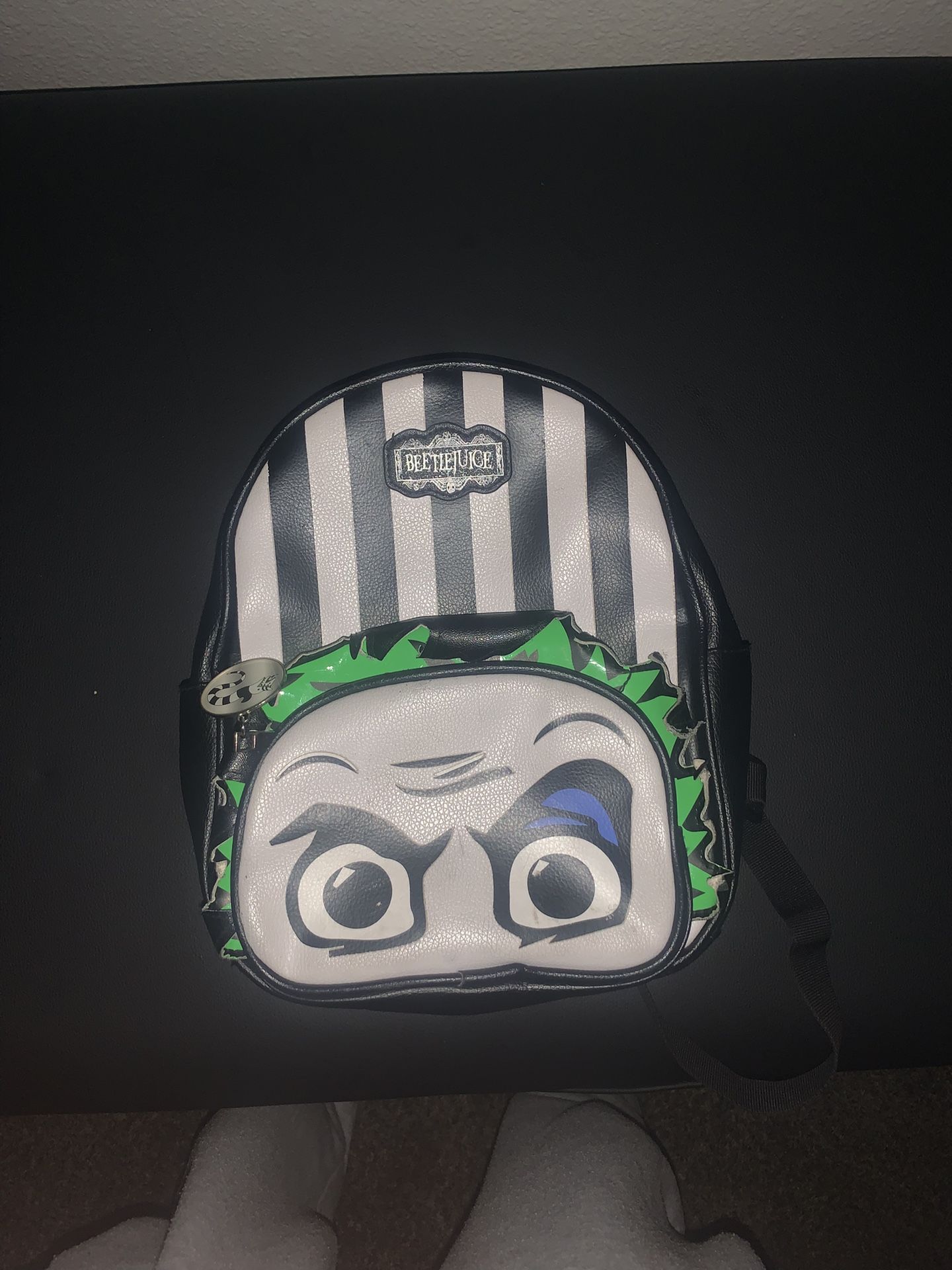 Halloween Backpack Beetle Juice