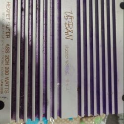Urban Audio Works car power amplifier, model UAW-2200