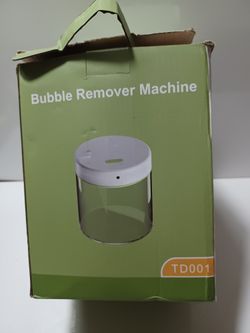 Bubble Remover Machine TD001. New. Open Box