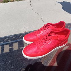 NIB Signature Court Side Mini Red COACH Sneakers