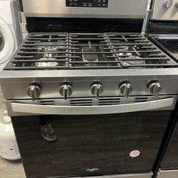 Whirlpo Gas Range 30” 5 Burner 
