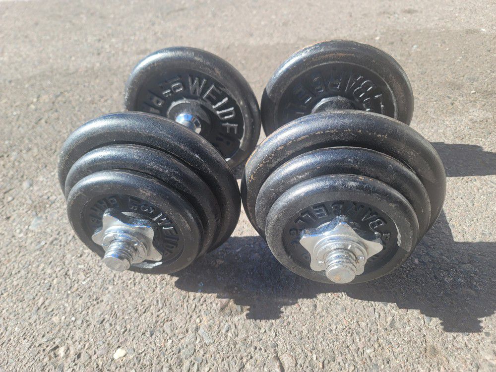Complete Weider Barbell Set (70lbs)