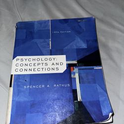 Psychology Concepts and Connections 10th Edition