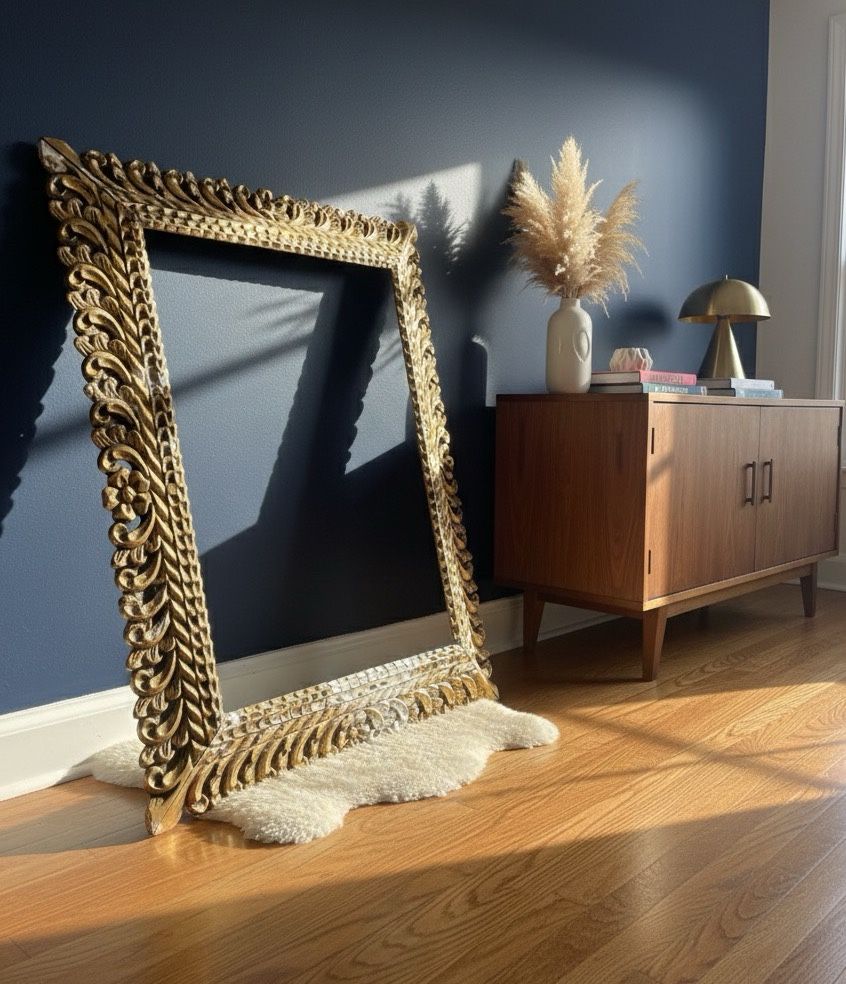 ✨ Stunning Ornate Vintage Gilt Frame - Perfect for Antique Mirror or Art!