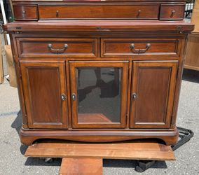 Sophisticated Console with Mirror / China Cabinet / Bedroom dresser