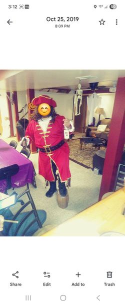 Men Plus Size Pirate Costume