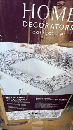 Home decorators collection 37 inch vanity top with backsplash