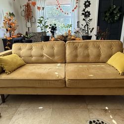 Yellow/Gold Couch