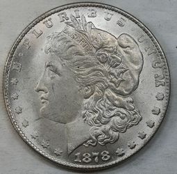 1878 CC Morgan Dollar Coin Unc