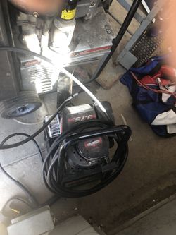 Power washer and generator