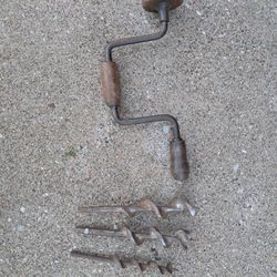 Vintage Hand Drills and Bits
