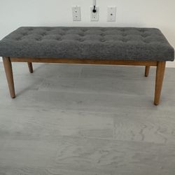 West Elm Mid Century Upholstered Bench
