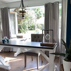 Custom farmhouse Office Desk Study Filling Cabinet Solid Wood Modern Rustic Office File Writing Restoration Hardware Insp Carpenter Bookcase