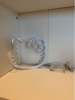 Hello kitty neon sign