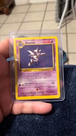 Haunter Pokémon Card in Hard Case