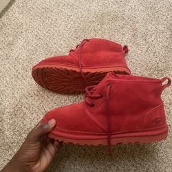 red uggs size 8