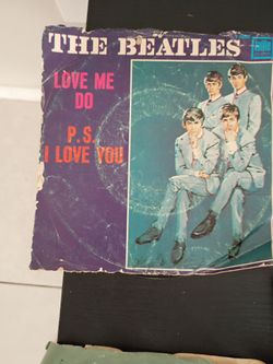 Vintage six inch records