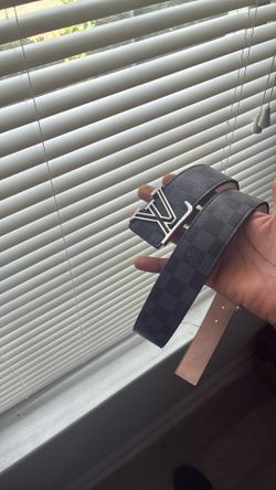 Black and gray used belt