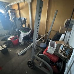 Punching Bag And Bench/squat Bench