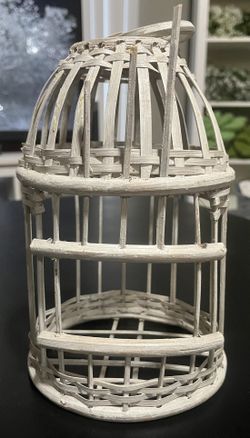 Small Wicker Birdcage