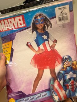 Captain American girl costume