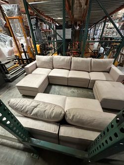 New 8 pcs Sectional Modular Sofa with Storage