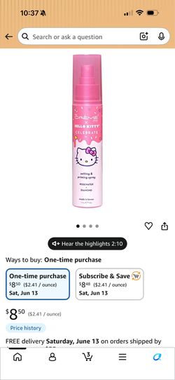 Setting spray