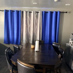 Wooden Table And 6 Chairs 