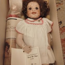 4 Vintage Lawton's 13" Limited Edition Porcelain Dolls from 1991 to 1994