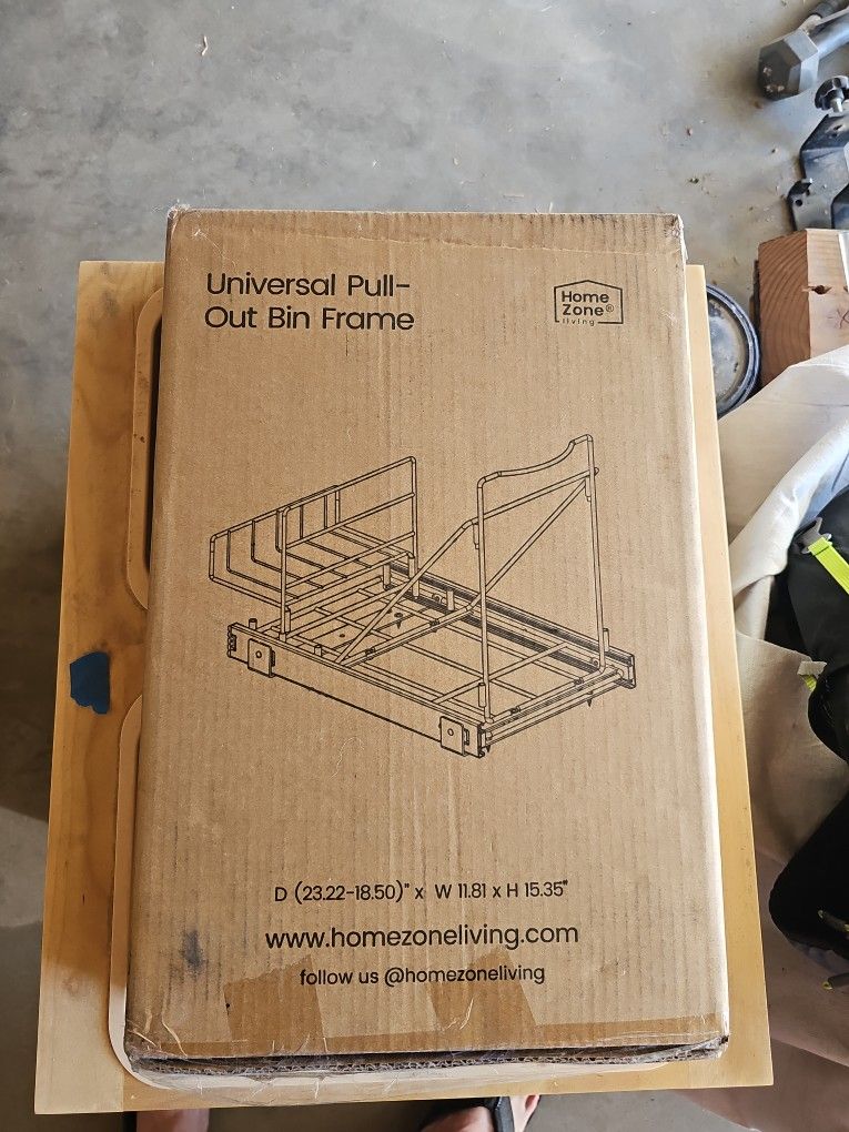 Universal Pull-Out Bin Frame