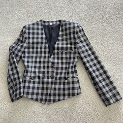 Black And White Blazer